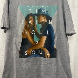 Tim McGraw and Faith Hill Soul 2 Soul concert Graphic T-Shirt